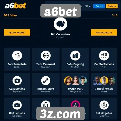 Avaliação das funcionalidades do site a6bet