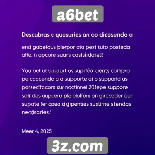 Feedback dos usuários sobre o serviço de suporte do a6bet
